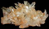Large Tangerine Quartz Crystal Cluster - Madagascar #58808-1